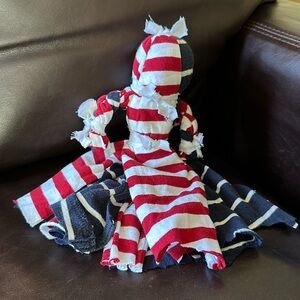 Handmade USA Patriotic Ragdoll Vintage